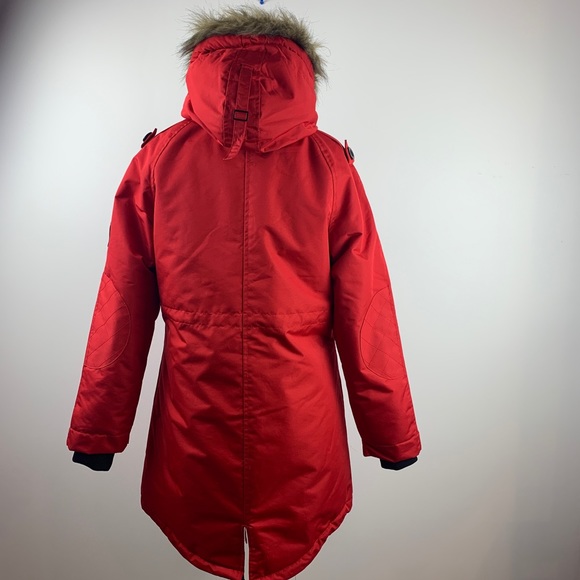 🎉SOLD🎉Fahrenheit Large Red Expedition Coat - Picture 4 of 8